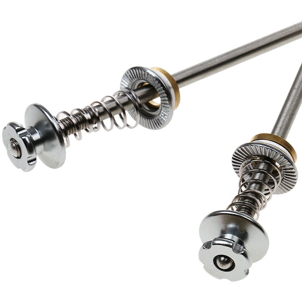 2x 1 Pair Ultralight Bike  Wheel Hub Skewers Quick Release Bolt Lever Axle