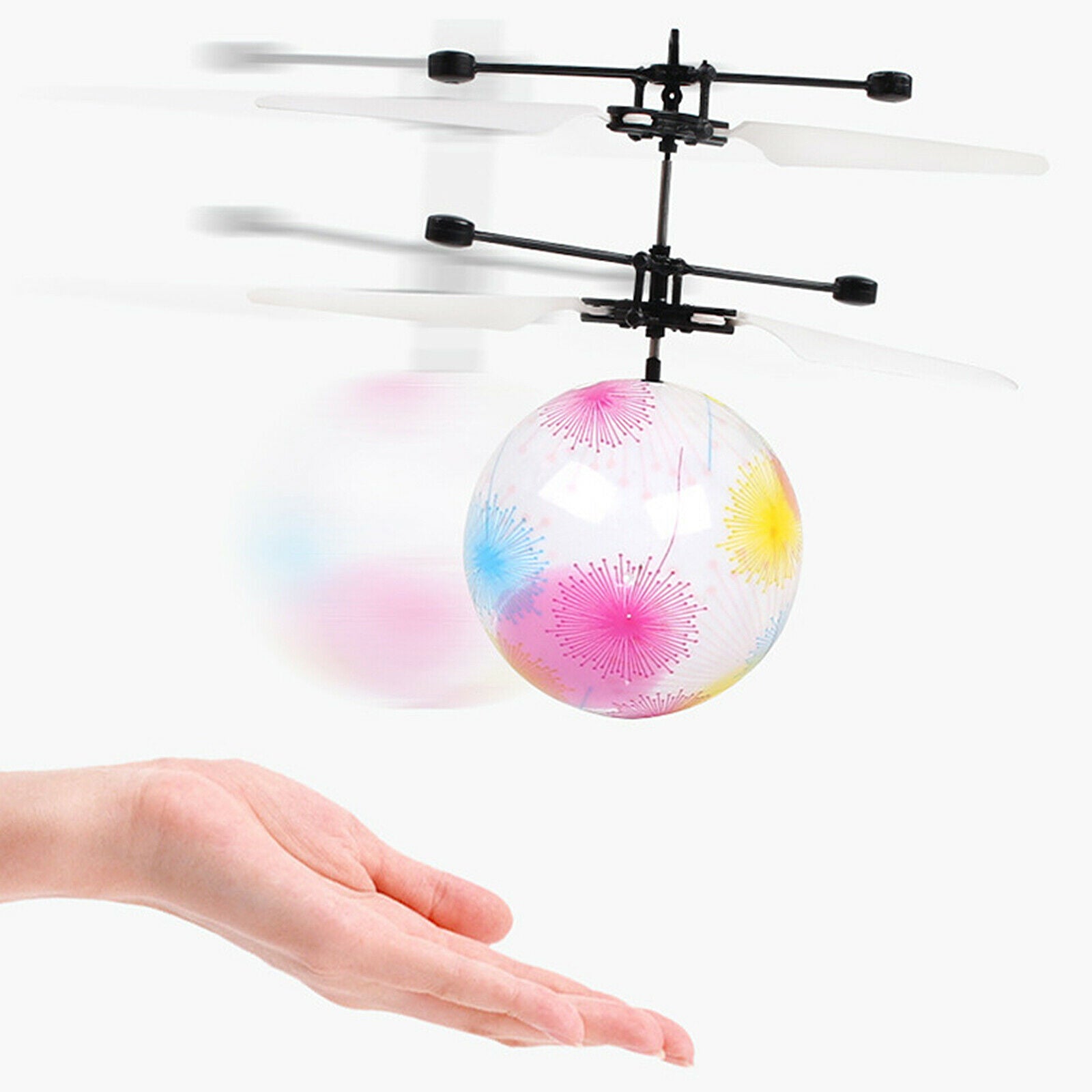 Hand Flying UFO Ball LED Induction Suspension RC Airplanes Flying Toys