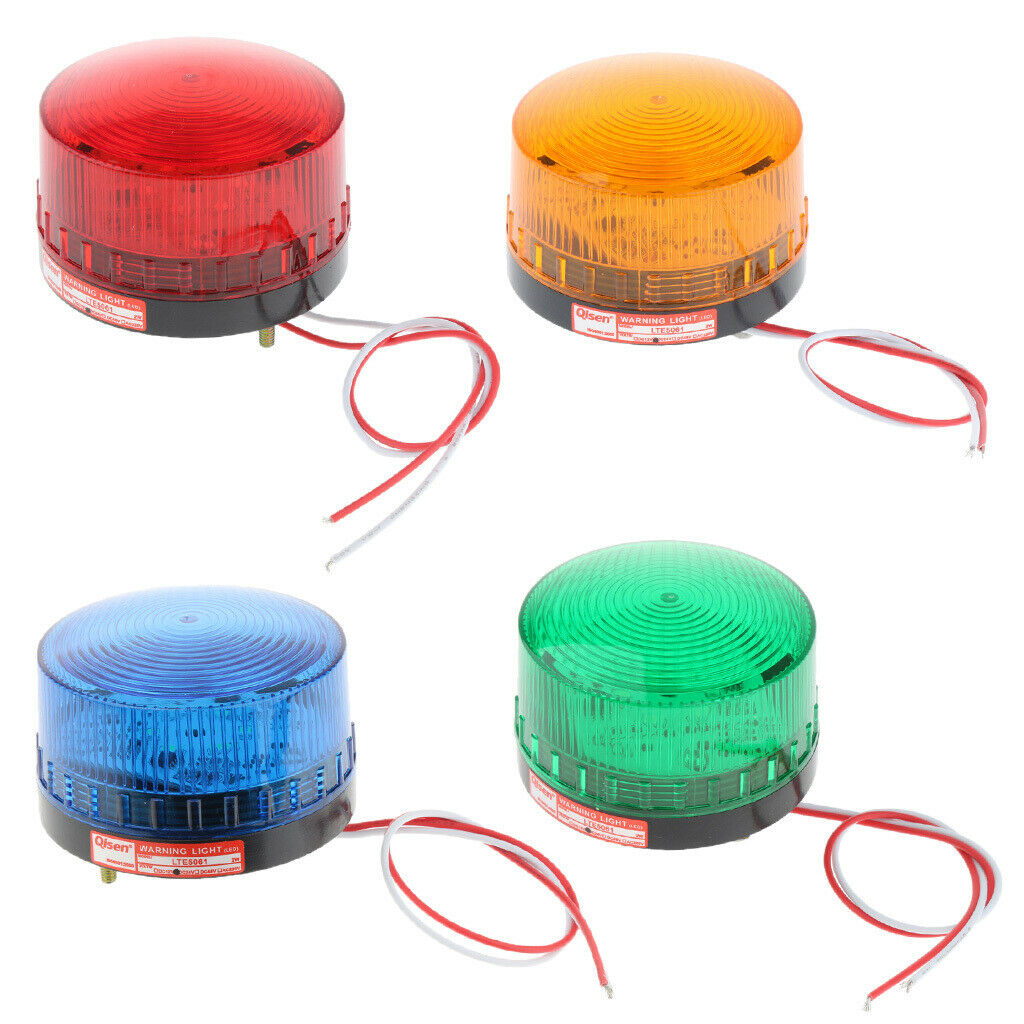 24V Long Work Life Always-on Warning Lights Beacon Lamp Red