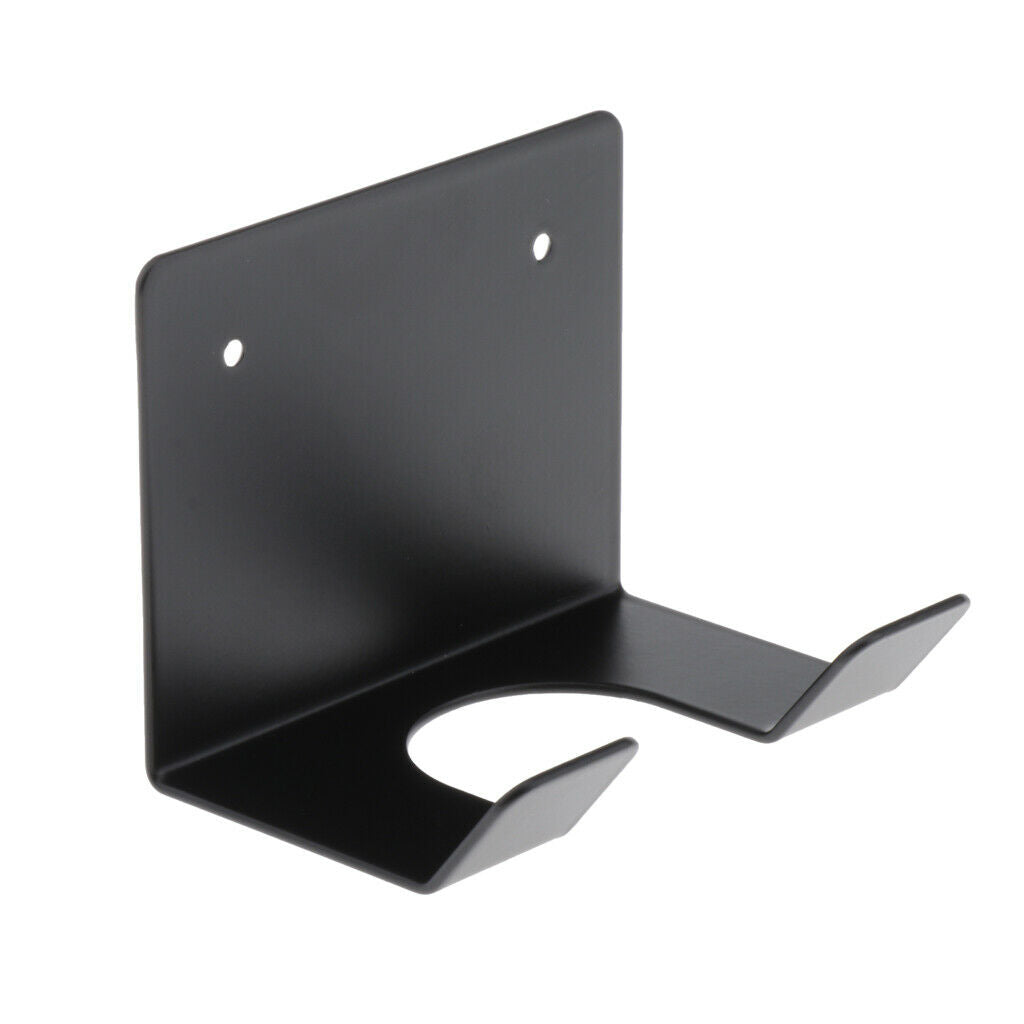 Home Hair Dryer Stand Rack Hair Blower Holder w/ Plug Hook without Hook