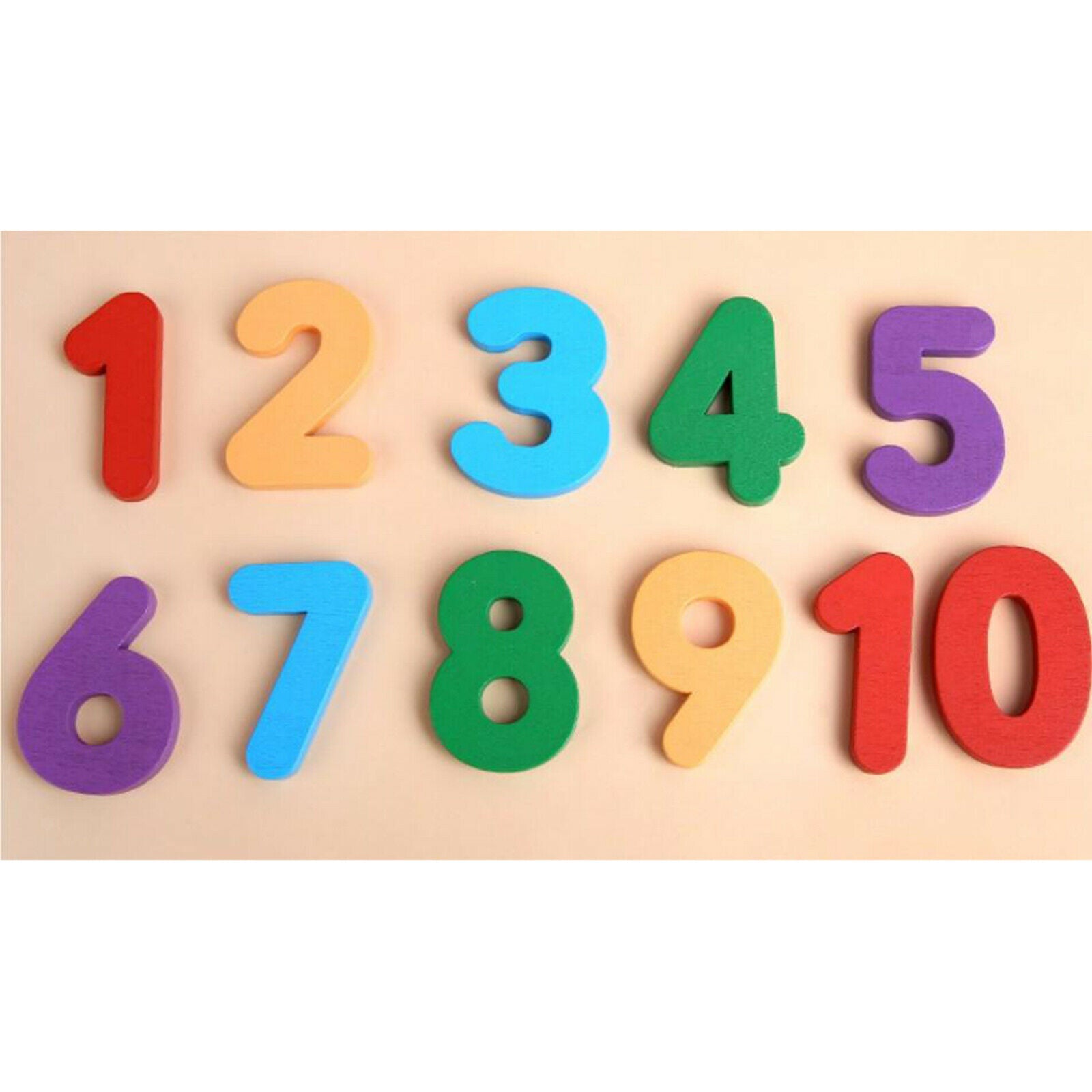 Preschool Kids Math Educational Toys Counting Wooden Sticks Number Cards