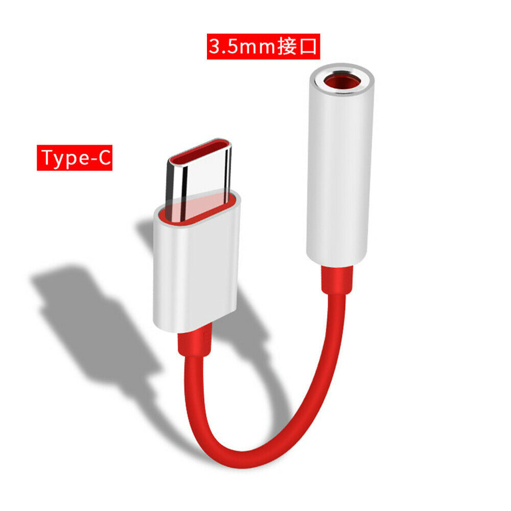 One Type C to 3.5mm Earphone Adapter Aux Audio Connector For Oneplus 7 Pro 6T