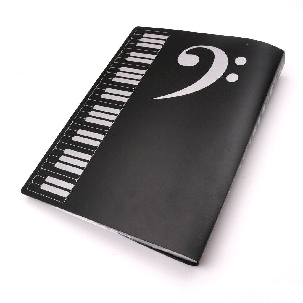 40 Page Sheet Music Folder File Paper Storage for Students Adults Pianist Music
