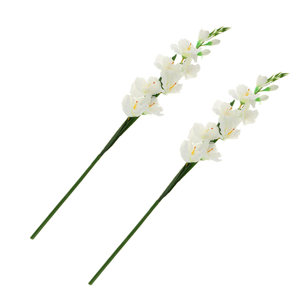 1pcs Artificial Simulation Gladiolus Wedding Flower Stem Decoration