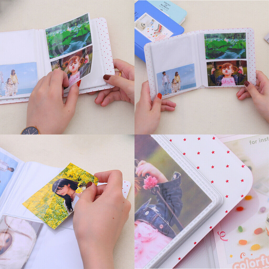 120x140x40mm 64pocket Photo Album for     mini 8,9 7s50 90 FilmWhite