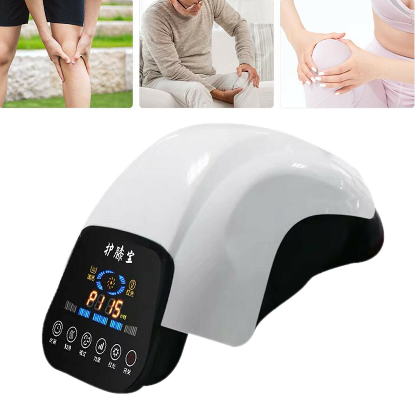 Warming knee massage Cordless leg and knee bandage wraps for knee pain