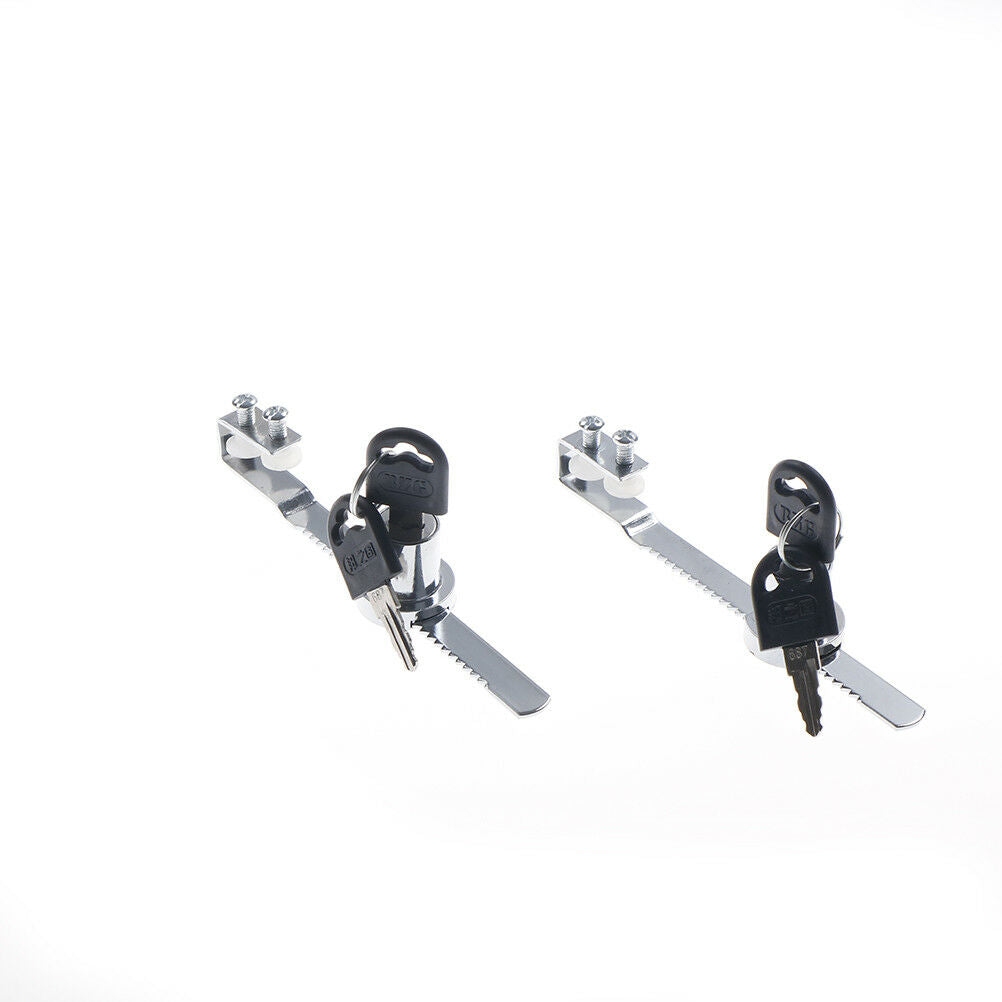 Practical Cabinet Glass Door Lock+Keys For Reptile Showcase Display Cas.l8