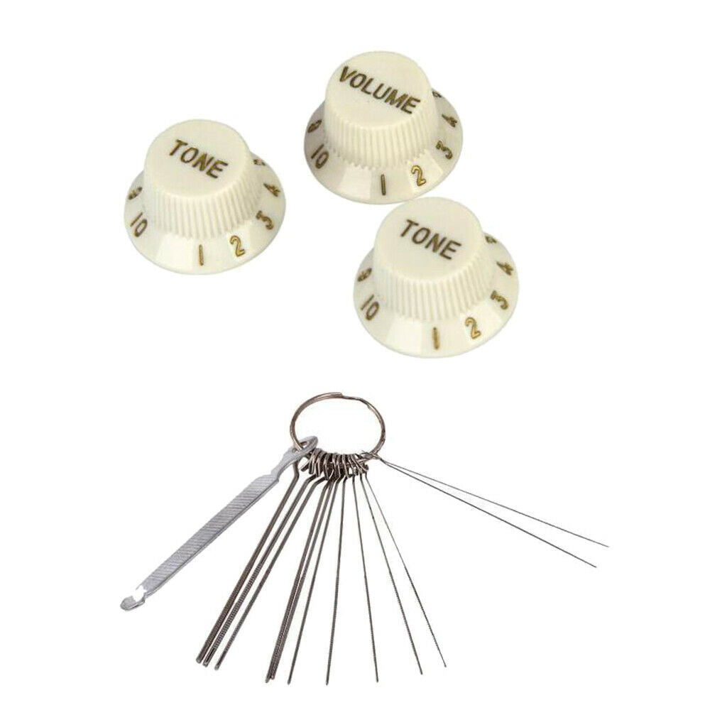Set 3x Buttons Control Guitar +  Grooving Replacement Electric Guitar