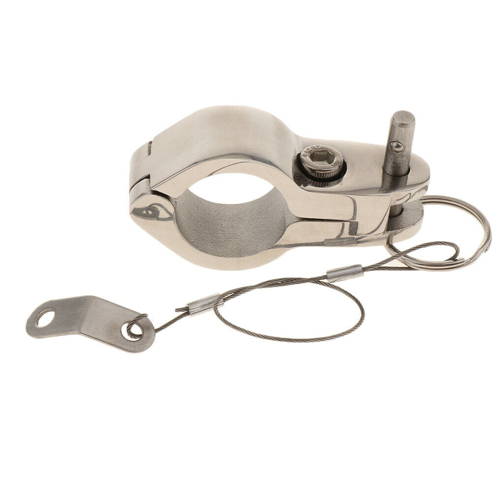 Stainless Steel Sanitary Tri Clamp Single Pin 25mm Heavy Duty with Lanyard