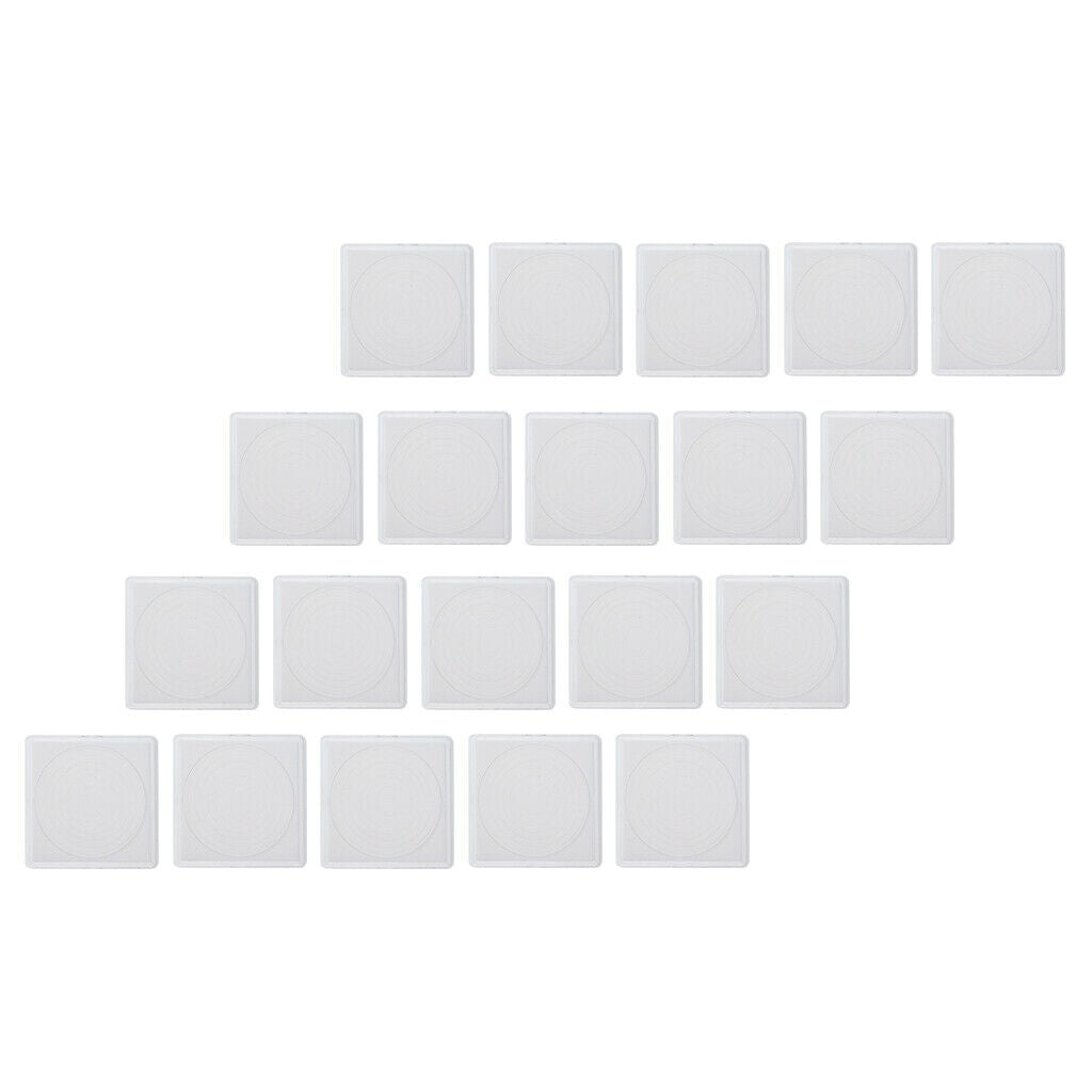 40x Transparent Coin Display Holder Container 38mm/33mm/28mm/23mm/18mm