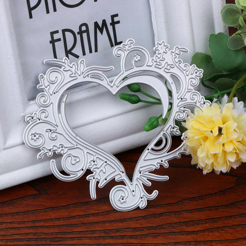 2019 Metal Hearts Heart Die Die Scrapbooking Craft Stamping Die Cut Card Stencil