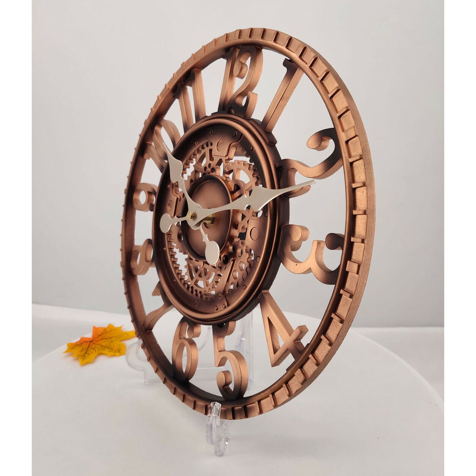 Outdoor Round Wall Clock Waterproof for Living Room Kitchen Hanging Outside