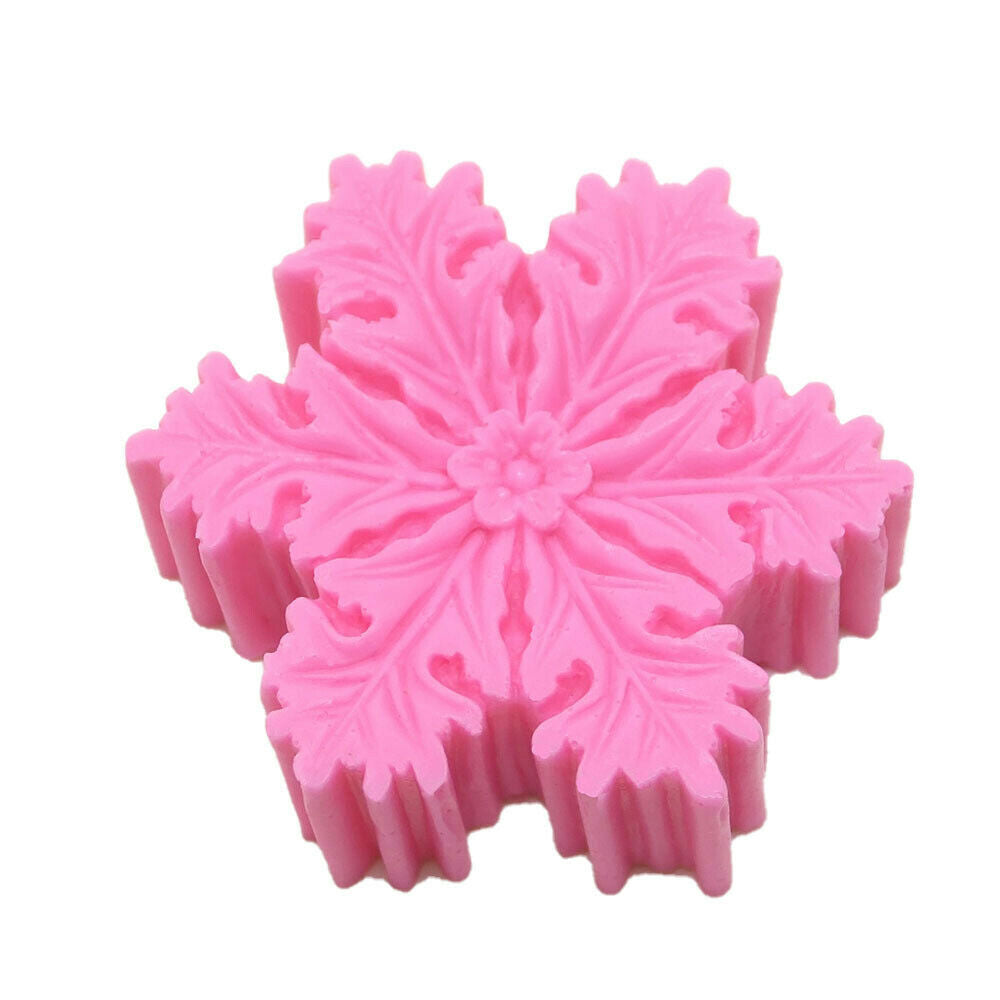 Silicone Snowflake Candle Mold Soap Aroma Wax Handmade DIY Making Supplies Tools