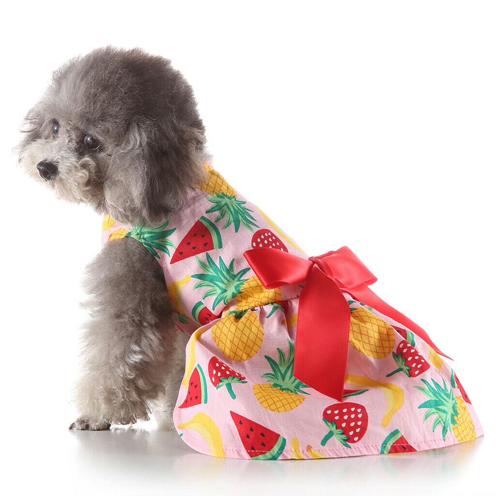 Pet Princess Costume Dress Summer Dress For Dog Birthday Costume Party XS