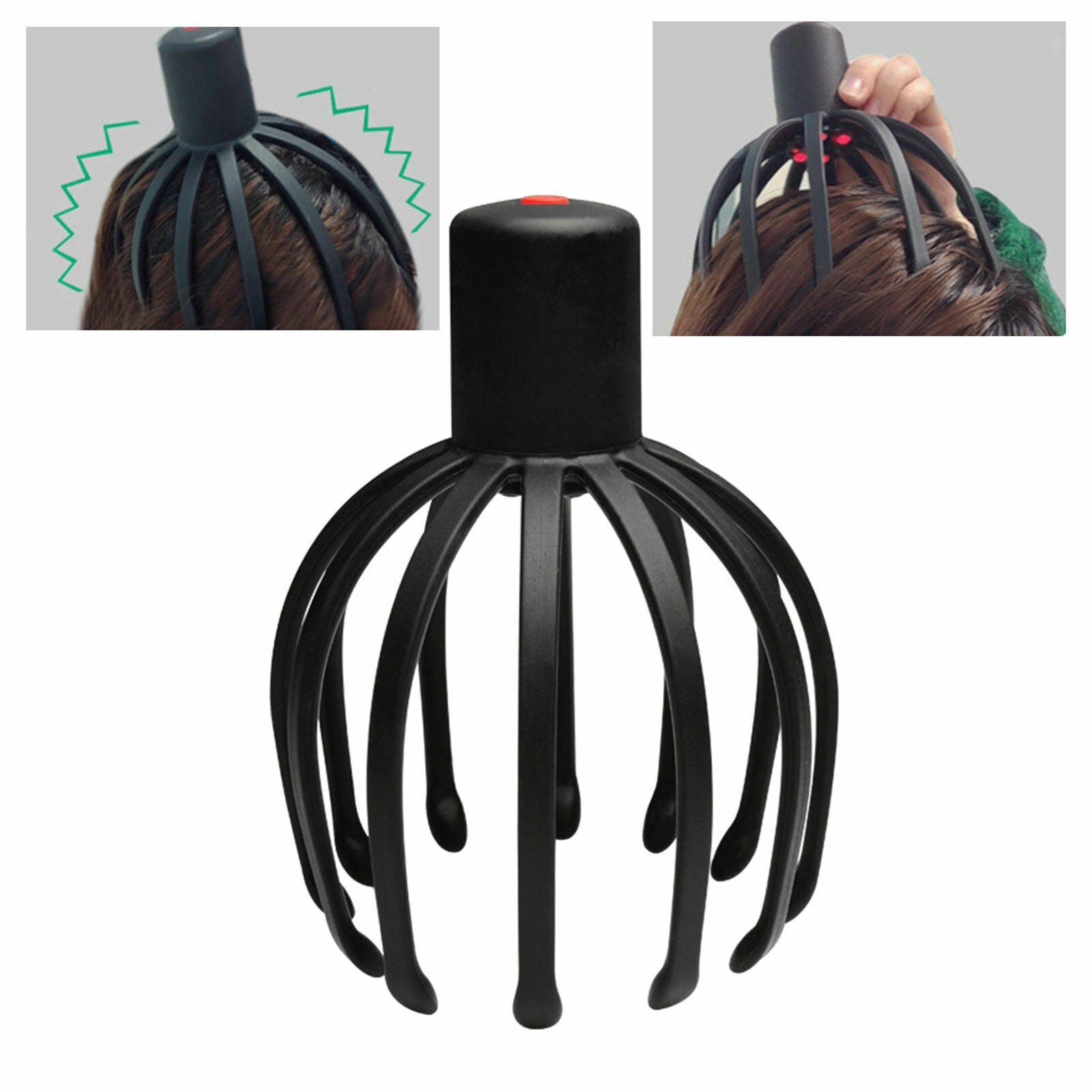 Electric Head Massager ARM SCALP Body Scratcher Gripper Claw for