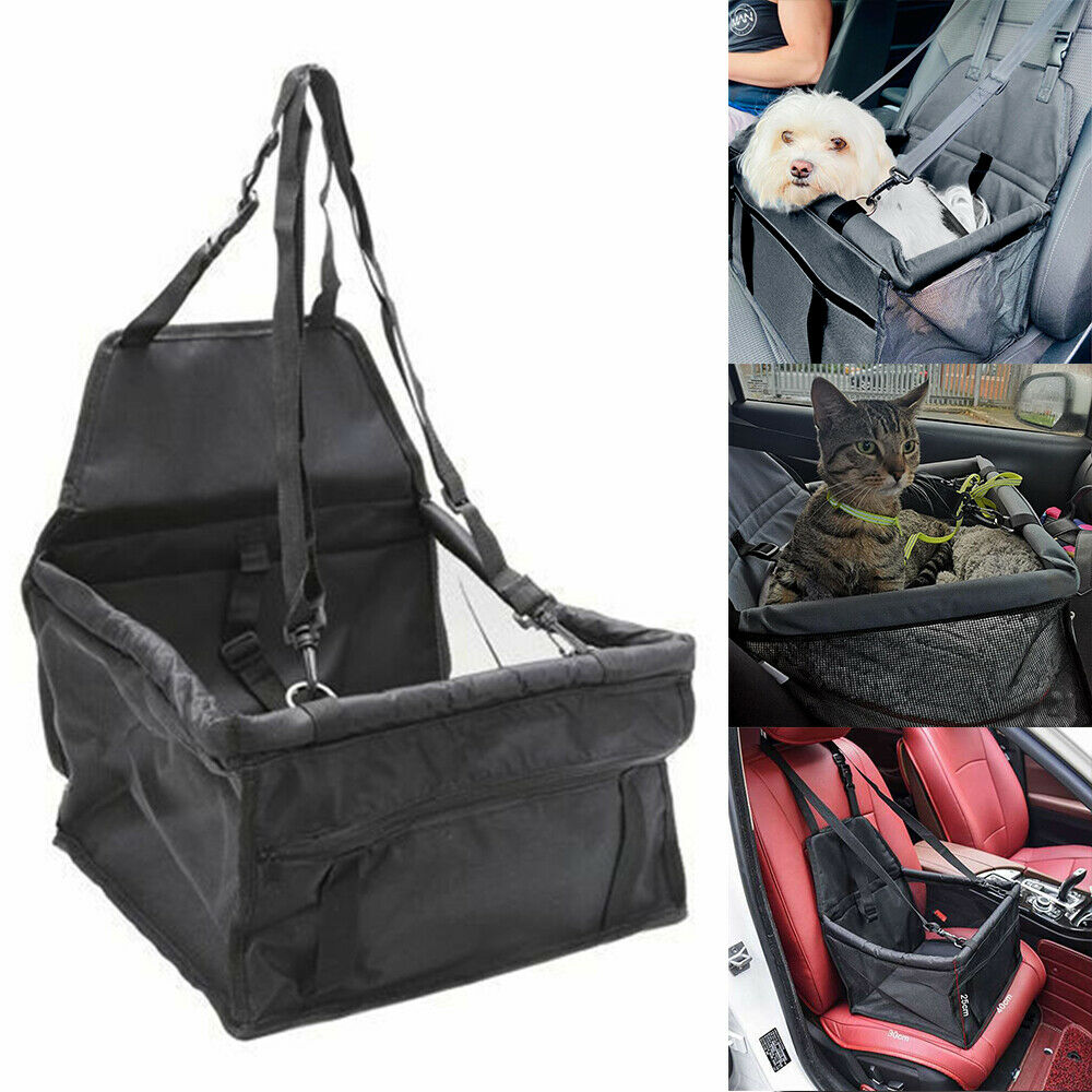 Car Seat Portable Carrier Dog Cat Belt Booster Travel Folding Bags For Pet Puppy