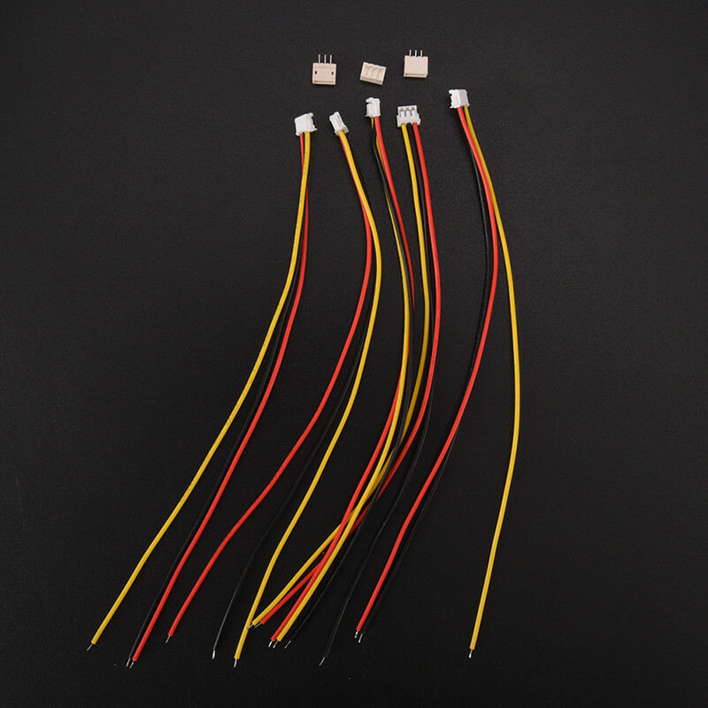 10PCS Mini Micro ZH 1.5mm 3 pin Jacks JST Connector with Wir.l8