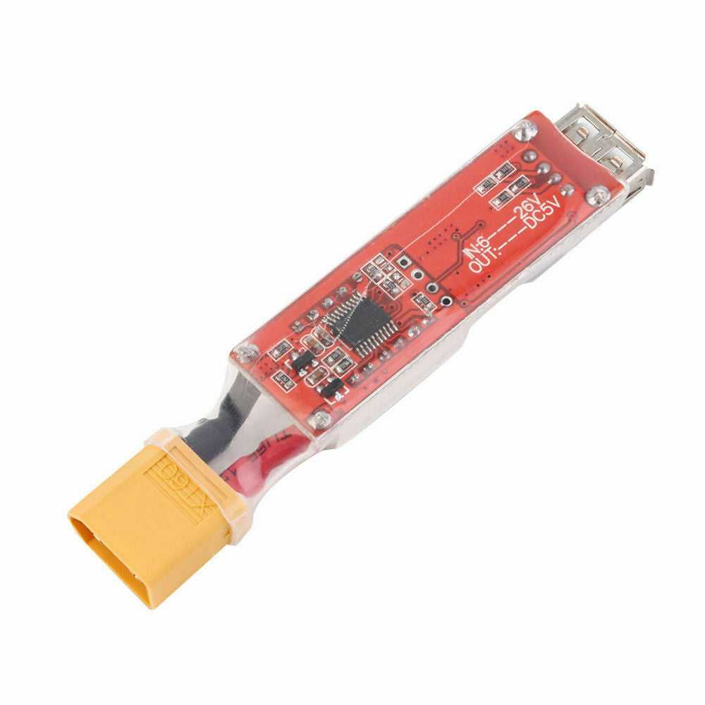 2S-6S Lithium Lipo Batterie XT60 Prise USB 5V Chargeur Adaptateur Module L