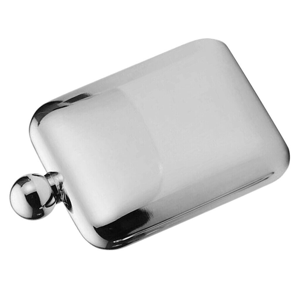 6 Oz Portable Hip Flask Alcohol Flagon Drink Bottle W/ Funnel Travel Fishing