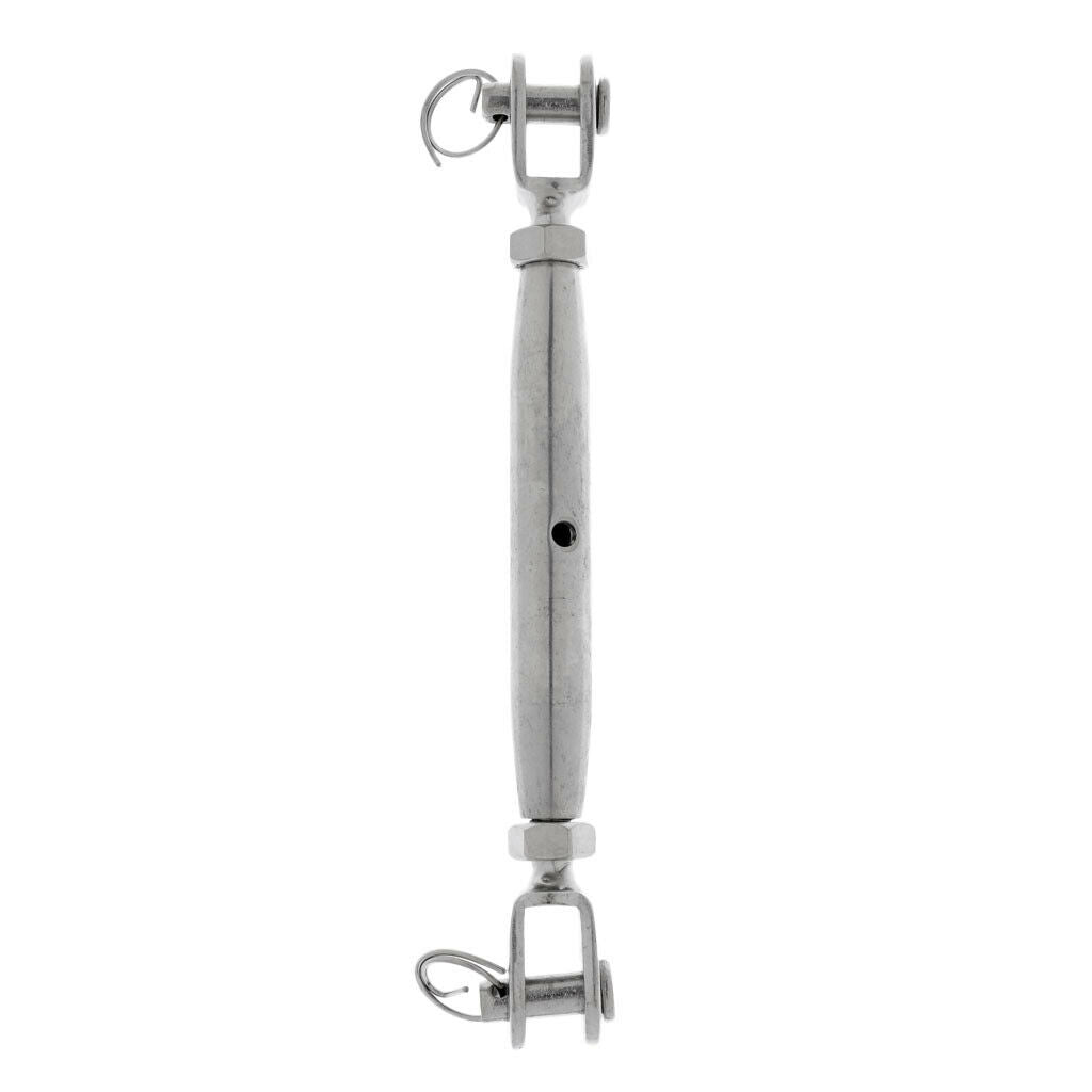 M12 Marine 304 Stainless Steel Closed Body Jaw Turnbuckle Rigging Screw 1/2