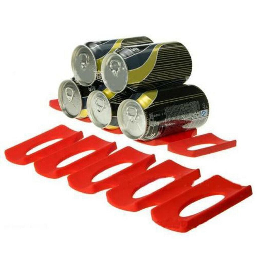 Silicone Beer Bottle Rack Mat Stacker Tray Kitchen Refrigerator Storeroom