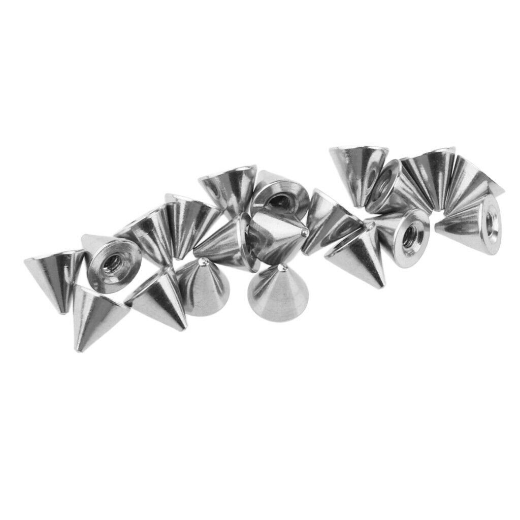 40 Piece Stainless Steel  Jewelry Fit 14g Barbell 4mm 5mm Cone
