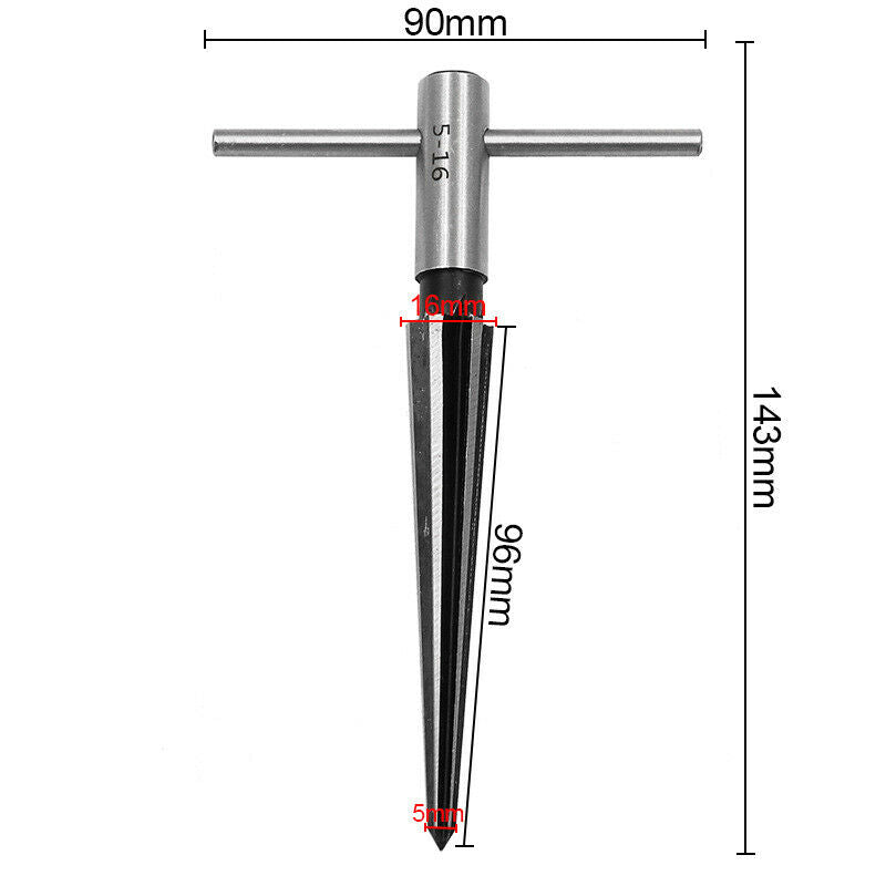 Novice Taper Reamer Expands 5-16Mm 1:10/woodworking Board Chamfering Device
