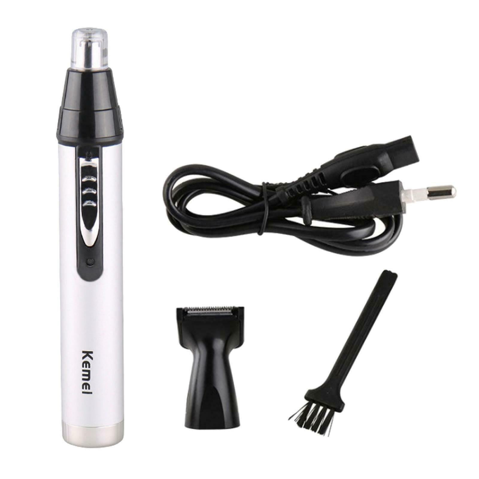 Professional Electric Ear and Nose Hair Trimmer Dual Edge Blades for Men