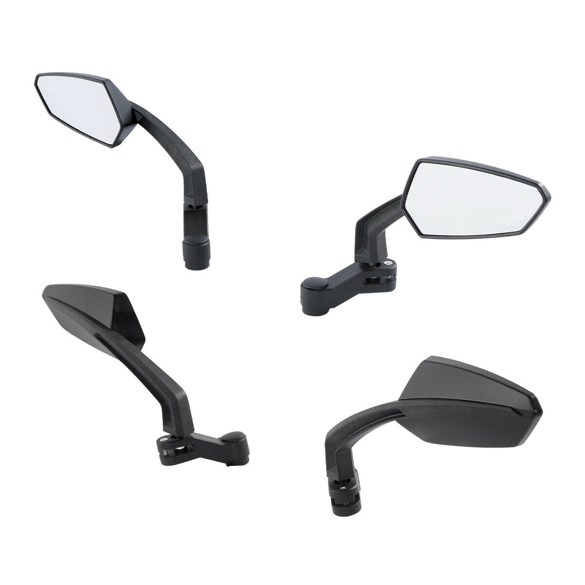 10mm 8mm Rearview Mirror Fit For Cruiser Choppers Dirt Bike Scooter Touring