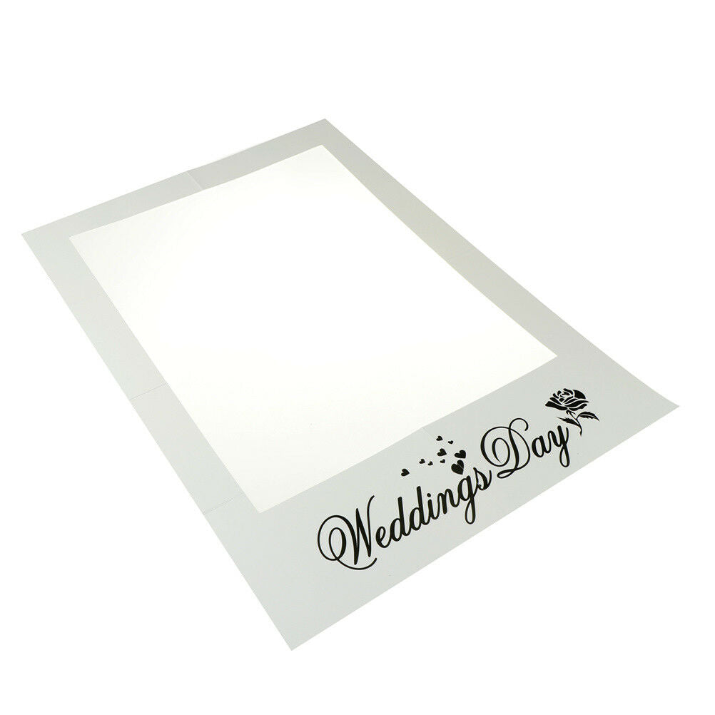 Romantic Wedding Photo Frame Photo Props Photo Booth Wedding Party Deco.l8