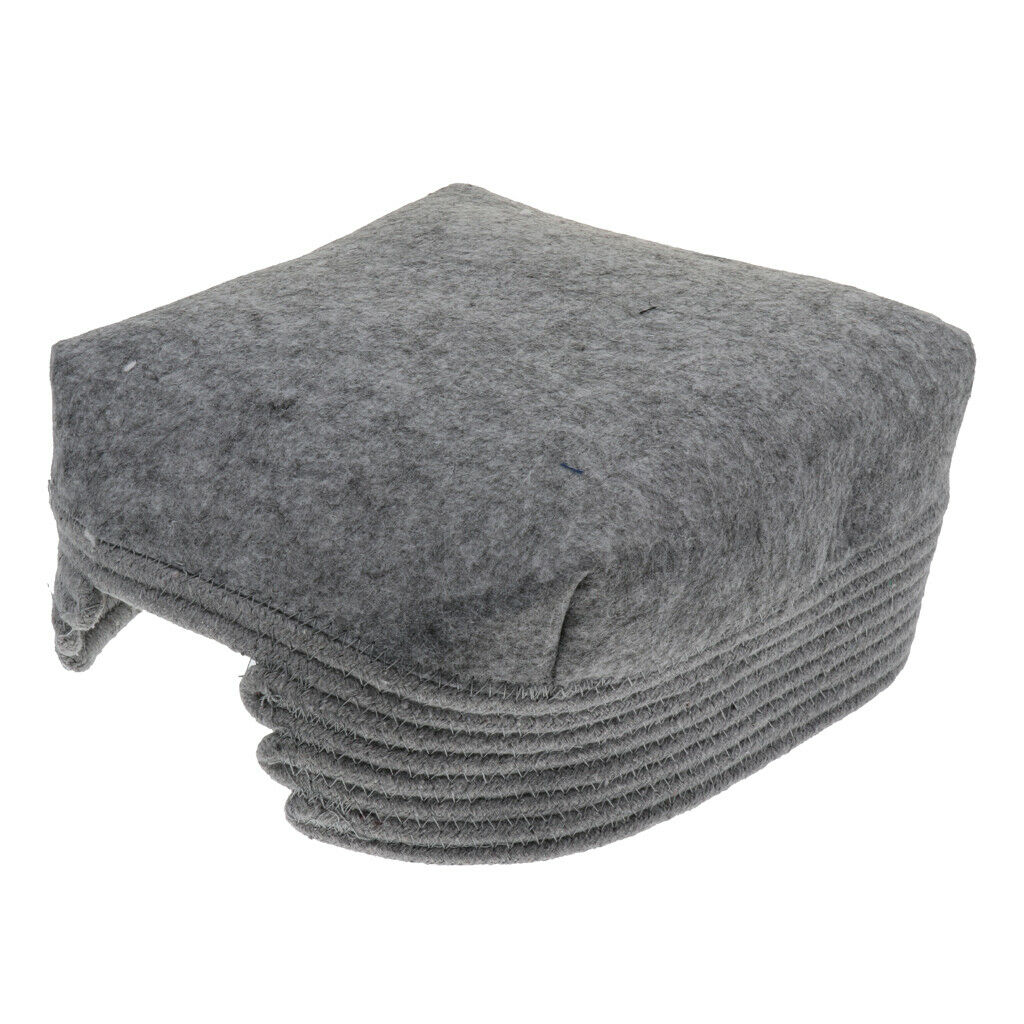 Pet Dog Puppy Cat Soft Cotton Warm Plush Cozy Nest Mat Pad Bed House Gray