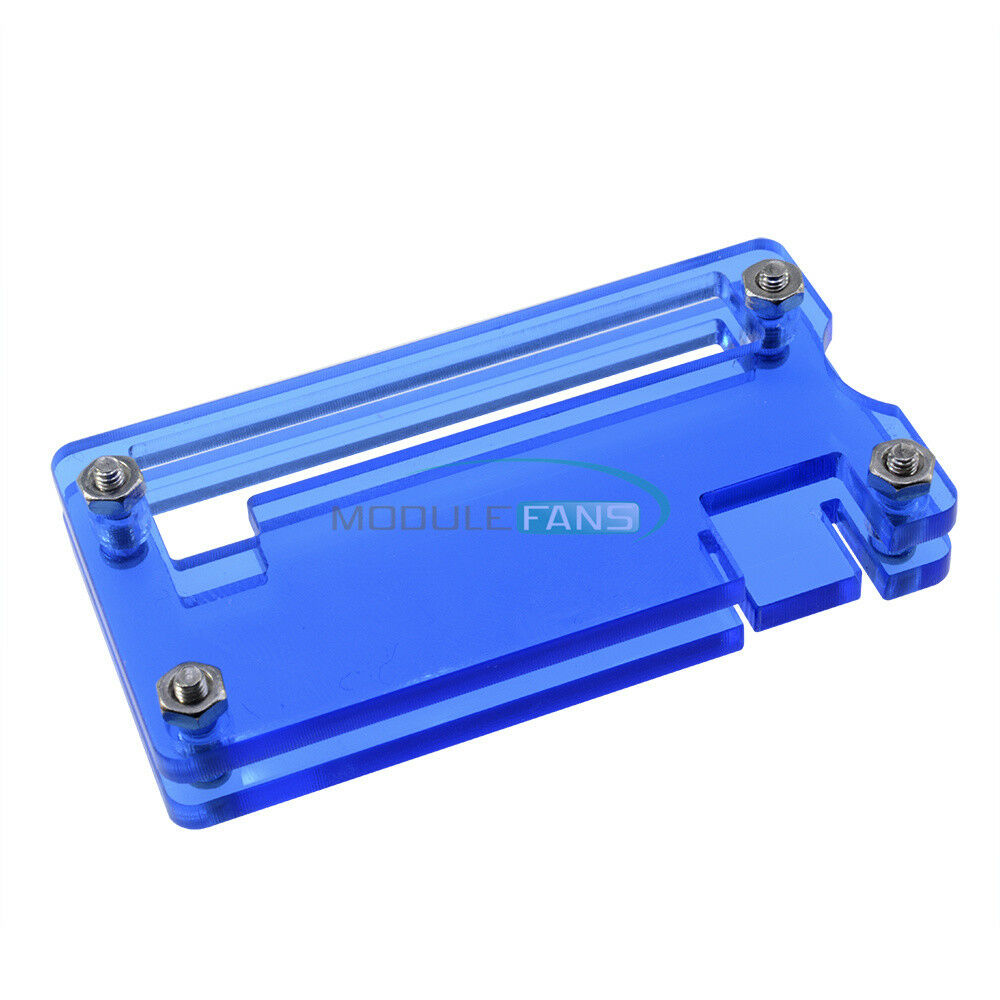 New Clear Acrylic Zero Blue Case Shell Protection Box for Raspberry Pi Zero