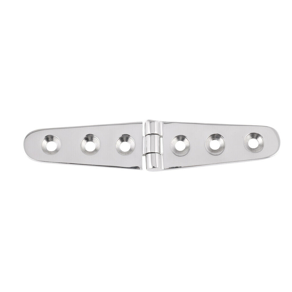 2PCS 6" Cast Strap Hinge 316 Stainless Steel Hardware For Boat Marine Yacht