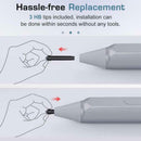 Replace Pen Refill Sensitive Fine Rubber Nib For Microsoft- Surface Pro4/5/6/7