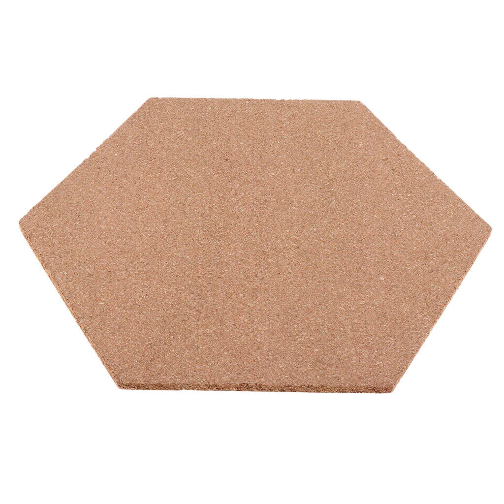 10x Self-Adhesive Cork Backing Sheets Cork Tiles Coaster For Wall Bulletin Board