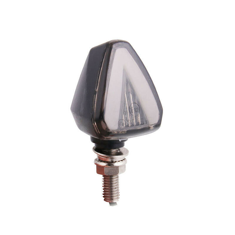 2PCS Motorcycle Bike Scooter Amber LED Turn Signal Indicator Blinker Light Lamps
