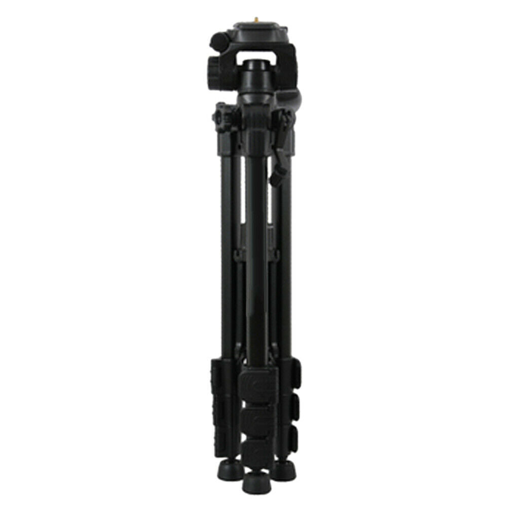 Professional Travel Tripod Pan Head Aluminum Portable for DSLR Camera