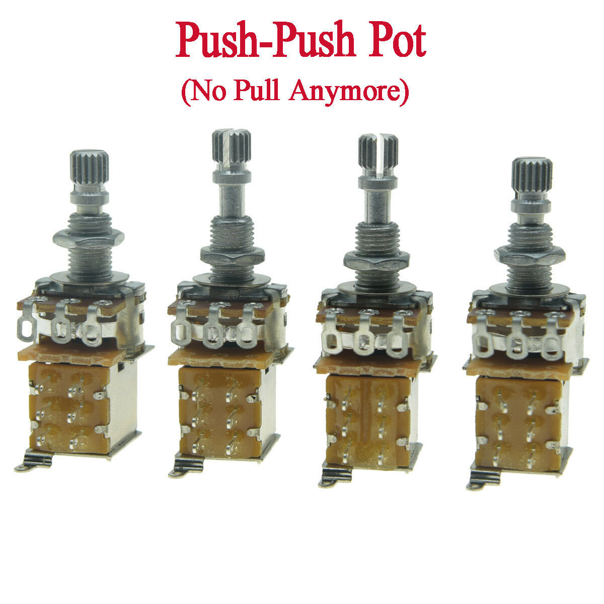 B500K Guitar Bass Push-Push Pot(No Pull Anymore)Guitar Potentiometer
