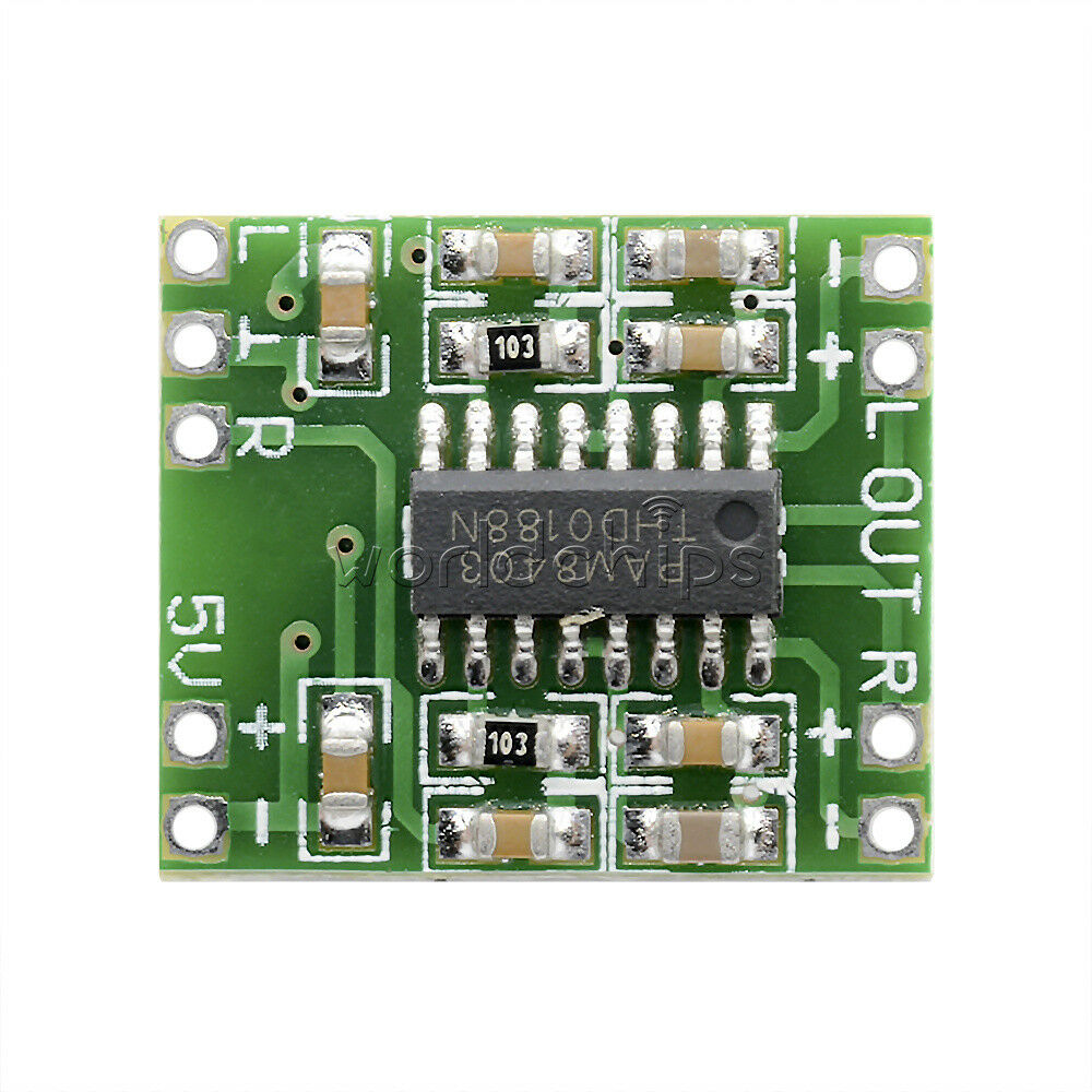 3Pcs Digital Amplifier Board Class D 2*3W USB Power Mini PAM8403 Audio Module