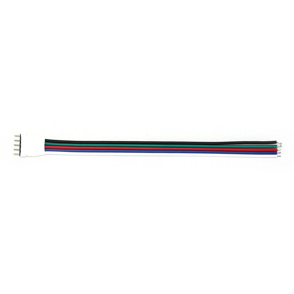 5Pcs 5Pin RGBW Connector Male With Wire Cable 5Pin LED Connector .l8