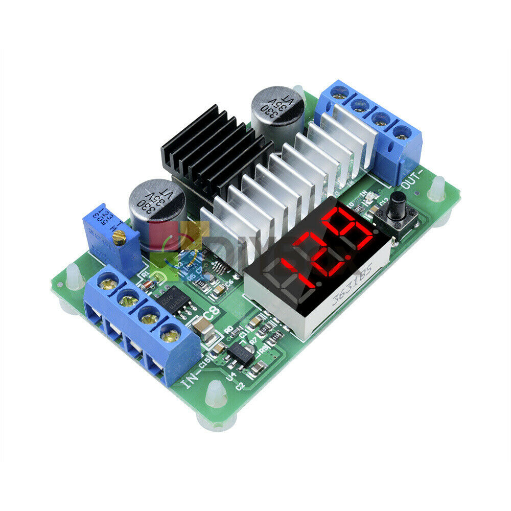 LTC1871 DC-DC Step up Boost Module Power Supply 3.5V to 30V 100W LED Voltmeter