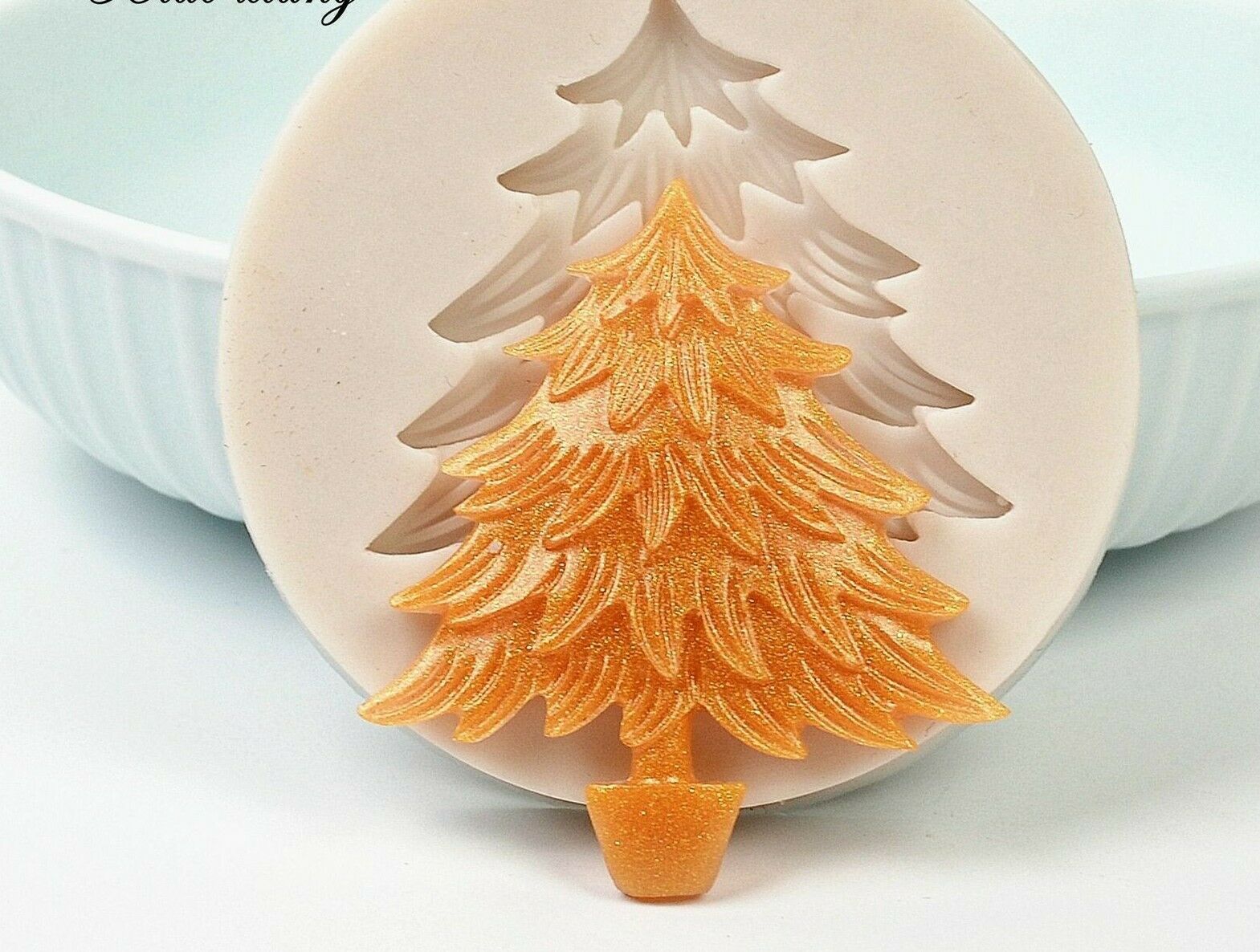 Christmas Tree Silicone Mould Sugarcraft Fondant Mold Cake Chocolate Epoxy Soap