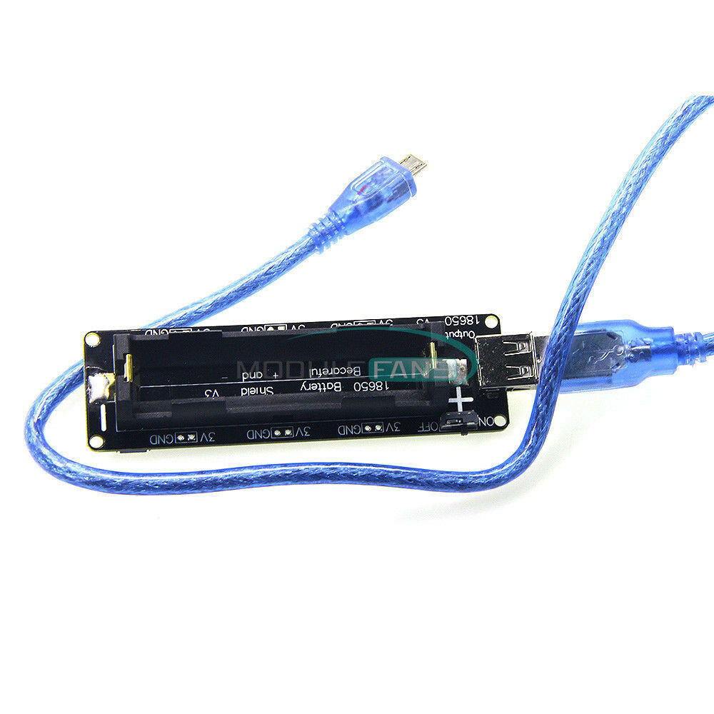 Hot Raspberry Pi Wemos 18650 Battery Shield V3 ESP32 ESP8266 Cable For Arduino