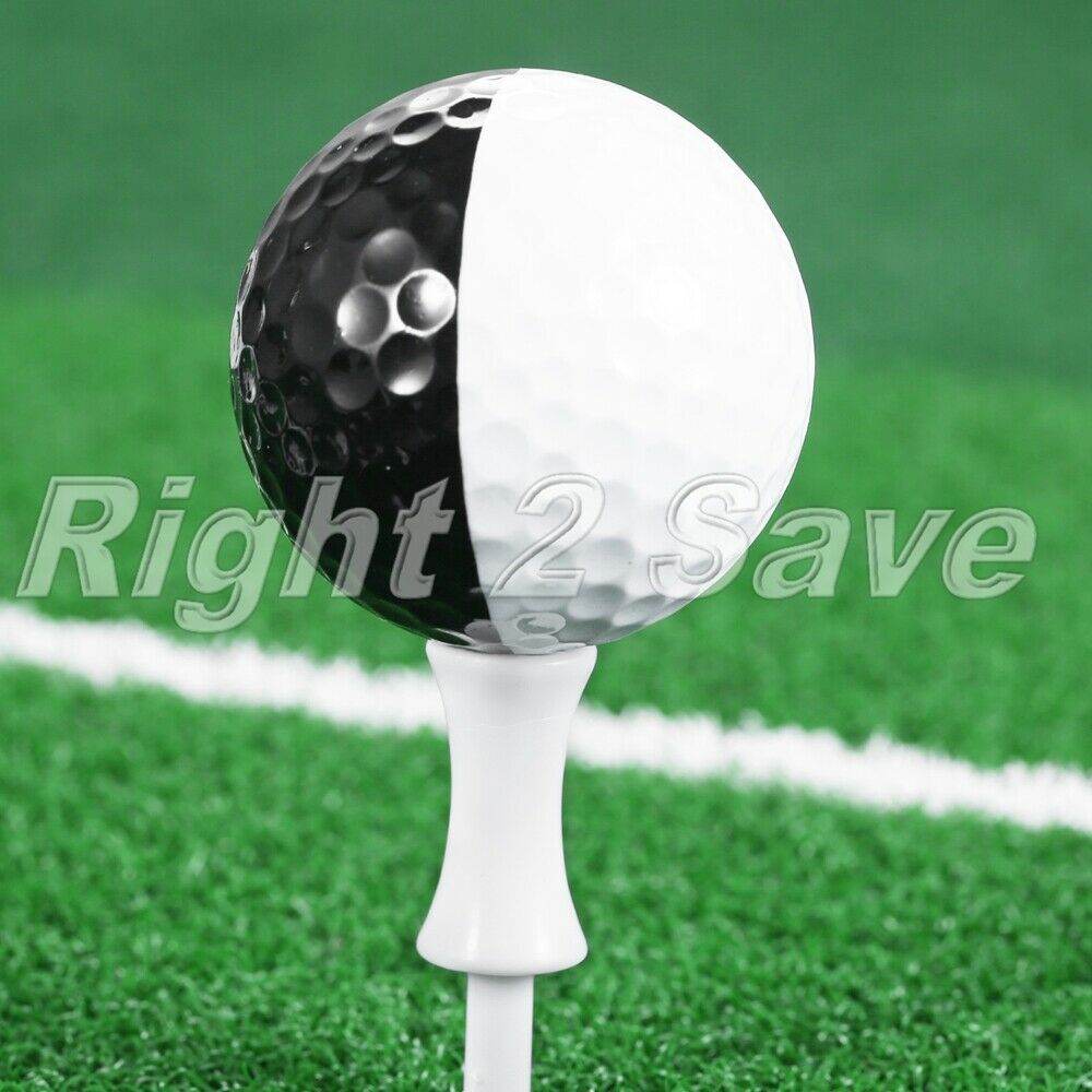 54mm 100Pcs Plastic Step Down Golf Tees Graduated Castle Tee Aid Tool Training