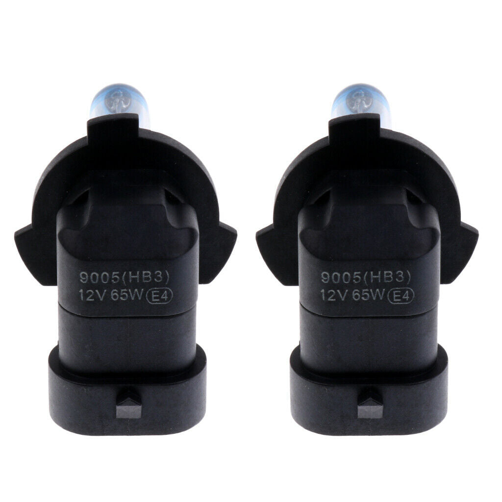 2pcs HB3 9005 12V 65W 4300K Anti-shock Bulbs Halogen Headlight Aluminum