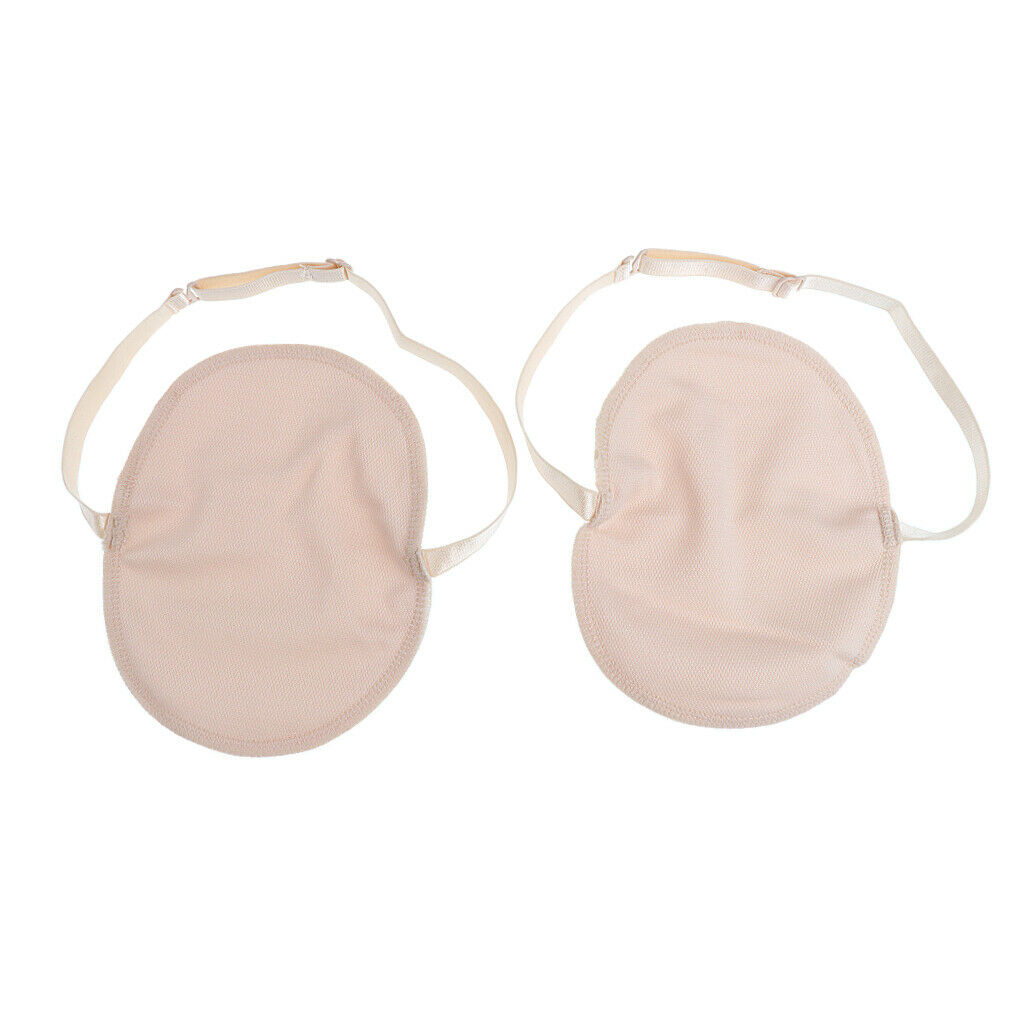 Lady Reusable Washable Underarm Armpit Sweat Absorbing Pads Shields