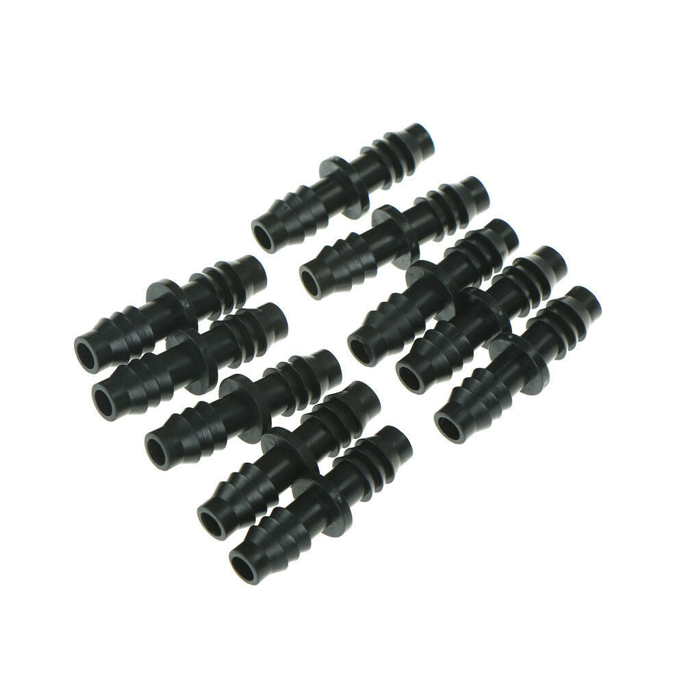 10X 8/11mm or 9/12 mm barbed straight connector extension for drip irrigat.l8