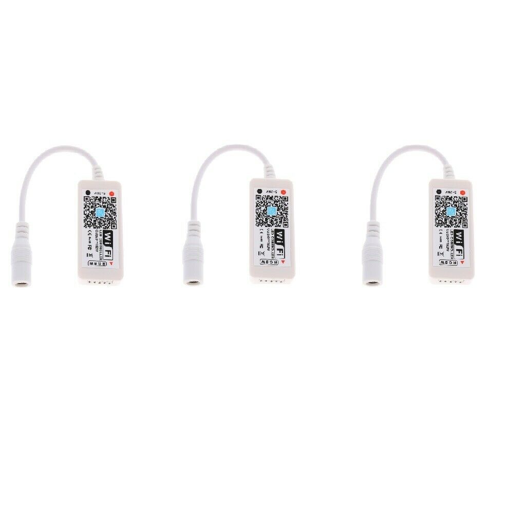 3pcs App Controlled via Wifi LED Strip Lights Pannel Lights Remote Controller
