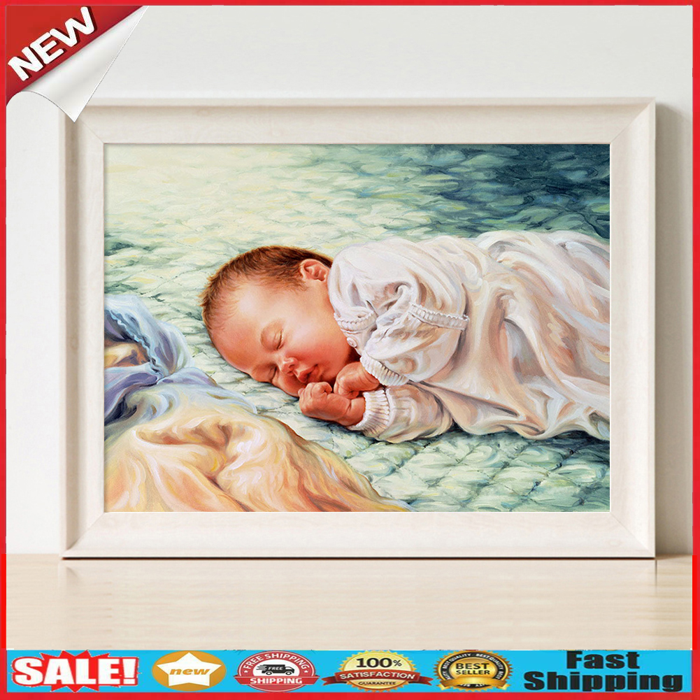 Kids 5D Diamond Painting Kit DIY Full Round Drill Embroidery for Home Decor @