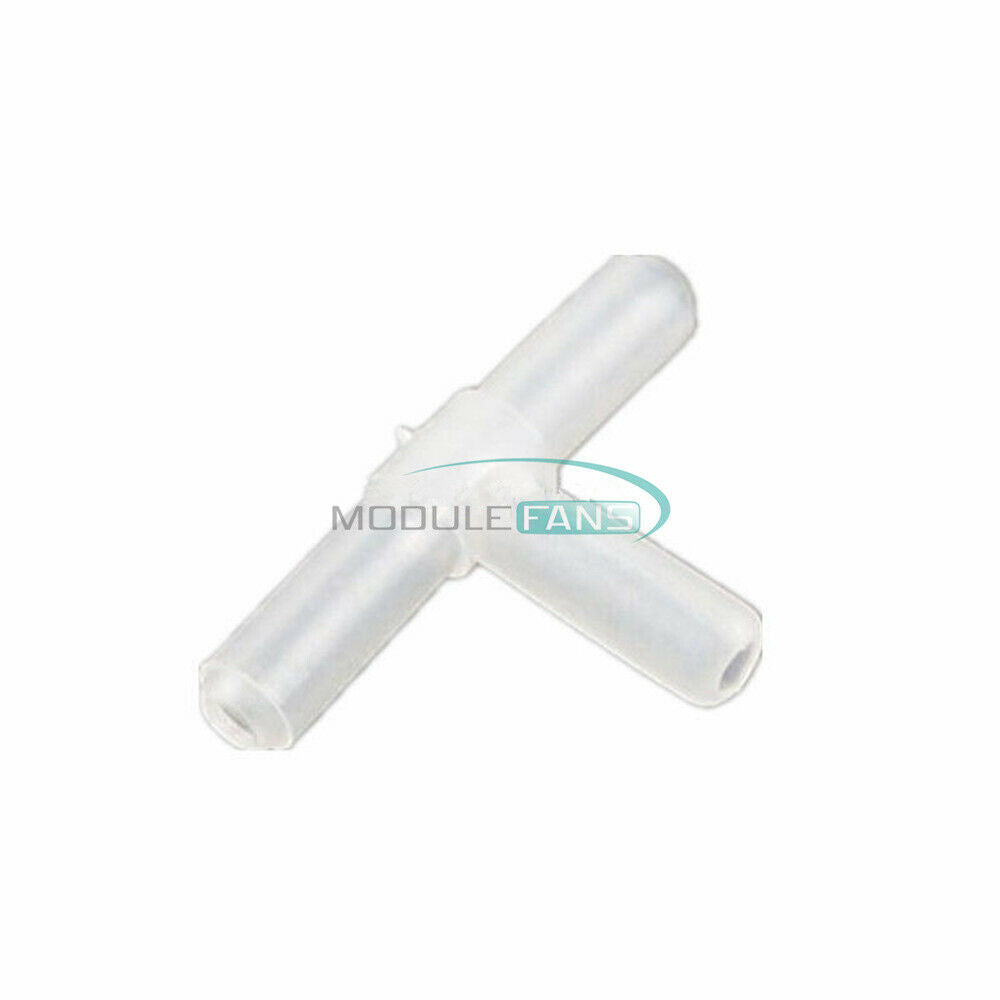 10PCS AQUARIUMS AIR VALVES 3 WAY T CONNECTOR TUBING.4mm